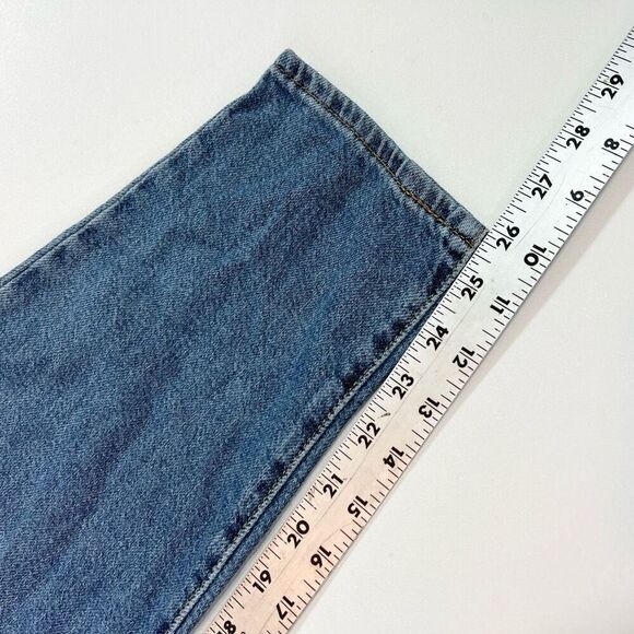 Levi Strauss & Co. Jeans Womens Size 32 Blue Hard-Wash High-Rise Mom Jeans - Picture 5 of 8